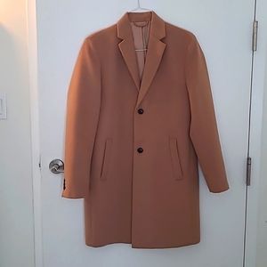 TOPMAN men coat camel size S